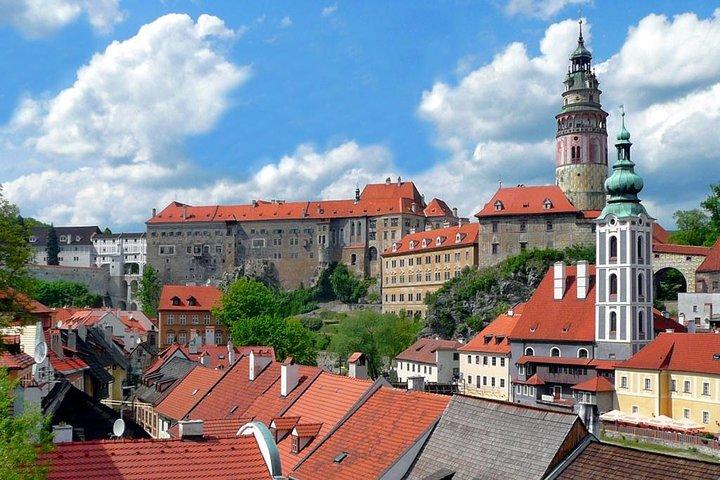 Transfer privado de Praga a Viena com escala em Cesky Krumlov