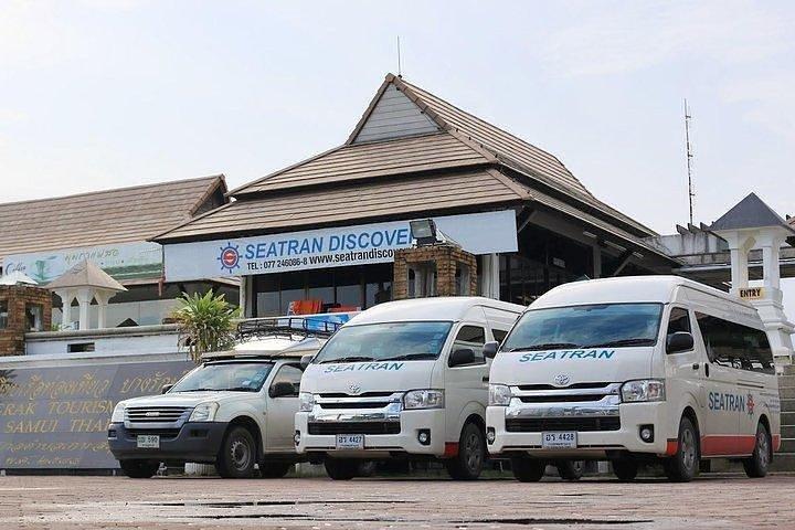 Koh Samui Lufthavn til Koh Phangan ved Shared Minivan og Seatran Discovery Ferry