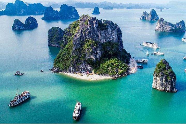 Meilleur croisière premium dans la baie d'Halong au départ du port international d'Halong