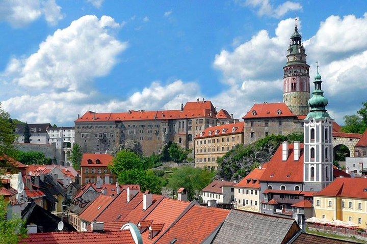 Transfert privé de Vienne à Prague avec une escale à Cesky Krumlov