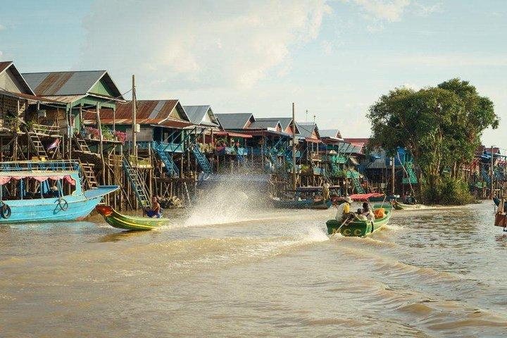 Kompong Phlukフローティングビレッジプライベート半日ツアー