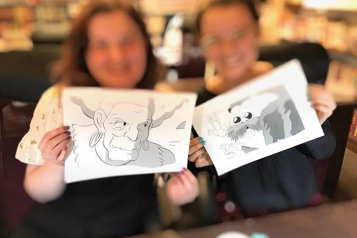 Cartoon erfaring kursus for rejsende