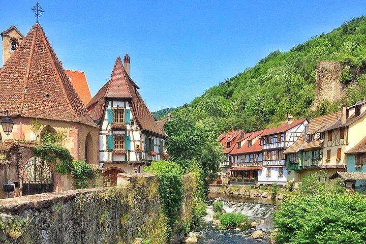 Pueblos medievales y cata de vinos de Estrasburgo