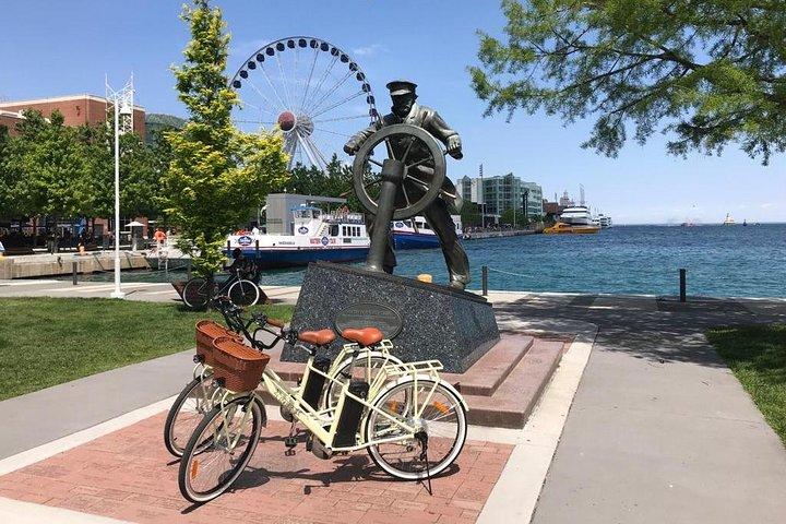 Tour en bicicleta eléctrica por el lago Chicago