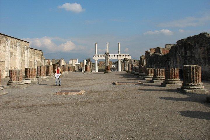 Pompeji & Vesuvius Guidet tur med Privat Driver & Guide fra Salerno