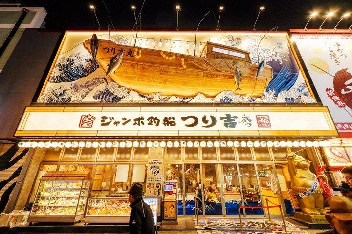 Osaka Shinsekai kvällsmatstur