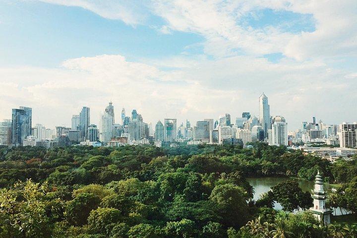 Halvdagsbil med guide och chaufför i Bangkok