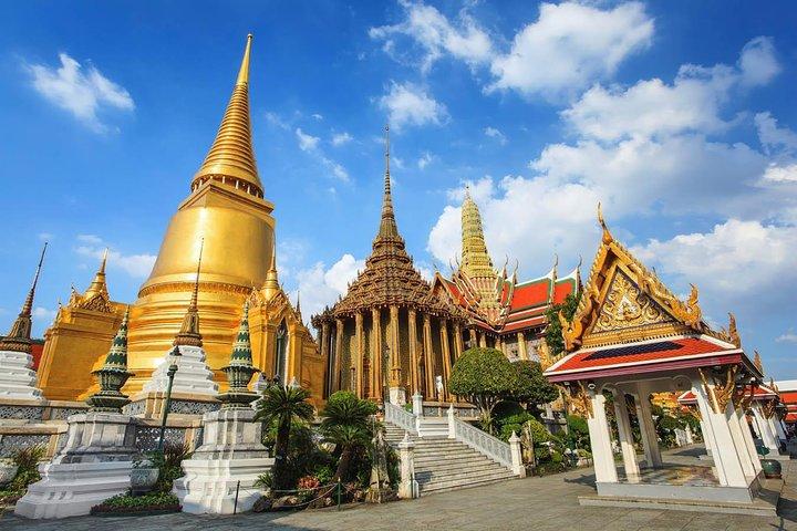 Halvdagsbil med guide och chaufför i Bangkok