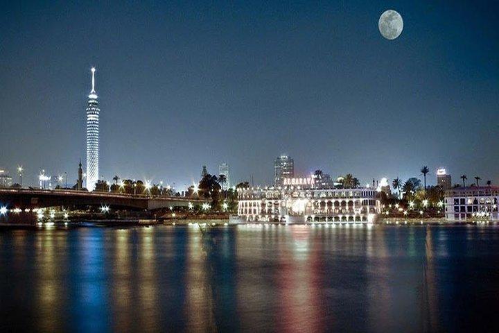 Visite de la ville du Caire de nuit avec la tour du Caire