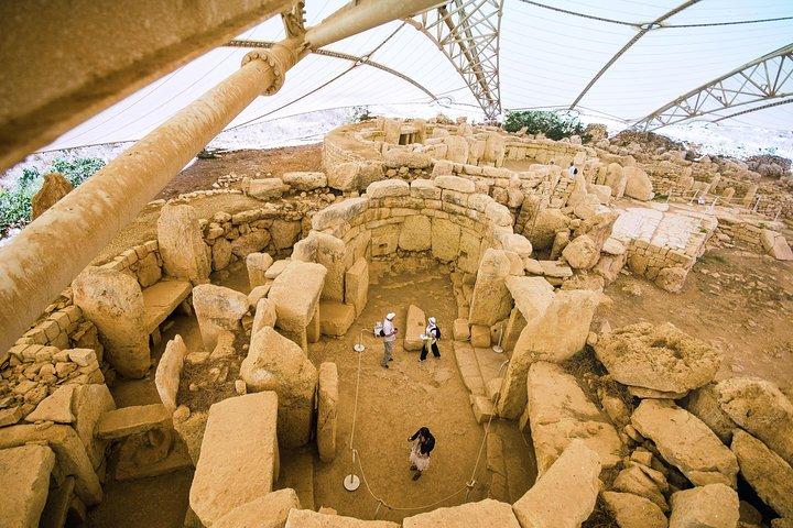 Hagar Qim-templet (UNESCO) och Limestone Heritage guidad tur