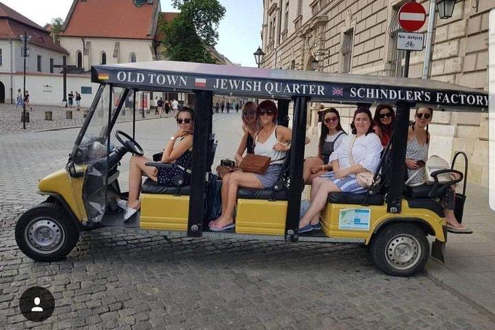 Cracovia : Visita guiada privada por la ciudad en Buggy de golf (con recogida)