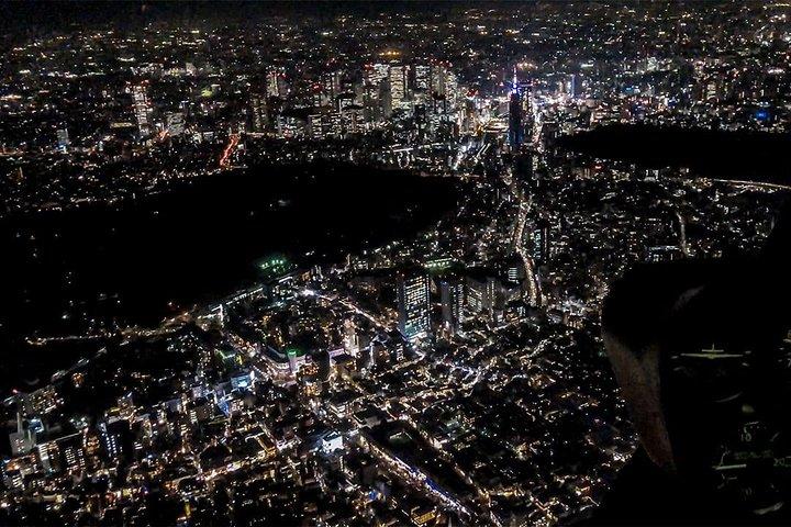 40mins Private Hubschraubertour durch Yokohama + Tokyo Nachtansichten
