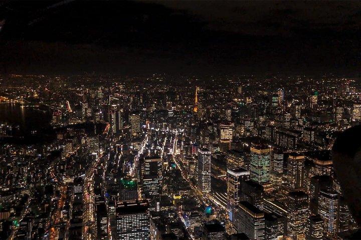 40mins Private Hubschraubertour durch Yokohama + Tokyo Nachtansichten