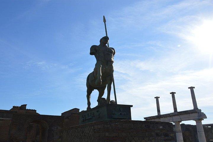 Pompeya antigua por la tarde