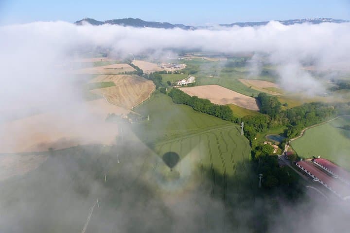 Pre-Pyrenees Balloon Flight with optional pick-up in Barcelona