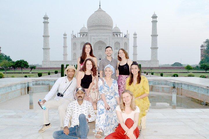 Privat Taj Mahal Sunrise Tour med inträdesbiljetter