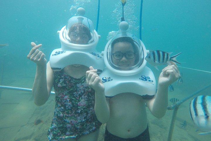 水中ウォーキングエクスカーションでホイアンからの終日チャム諸島クルーズ