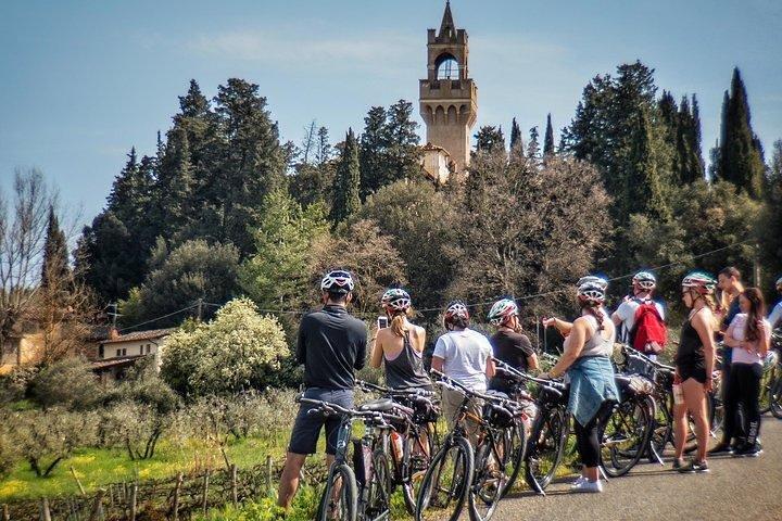 ワインの試飲付きキャンティの丘を巡るトスカーナ自転車ツアー