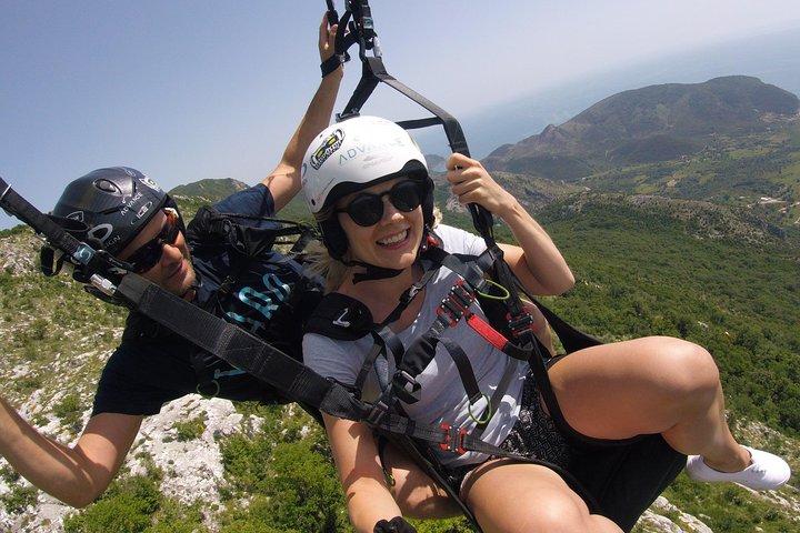 Petrovac : parapendio tandem rilassante