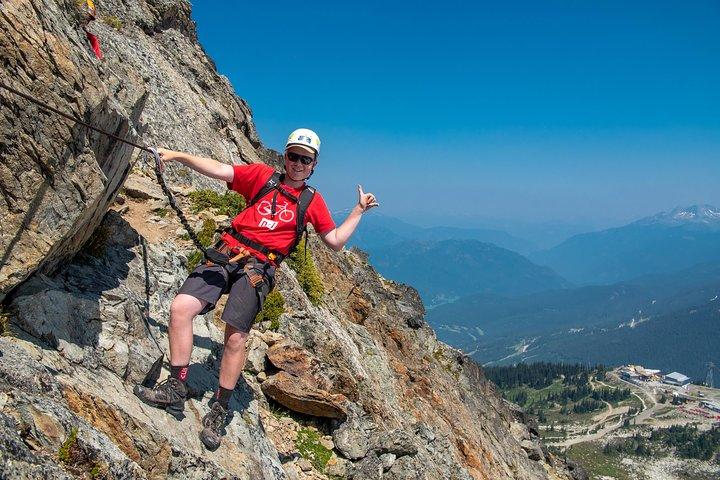 Excursion via ferrata à Whistler