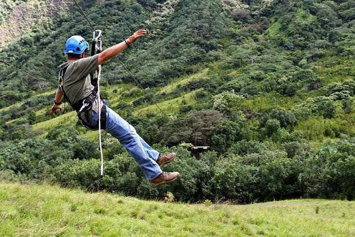 Tour por Kualoa Ranch - Tirolesa