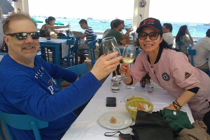 Insel Capri und Blaue Grotte aus Sorrent oder Positano oder Amalfi oder Salerno