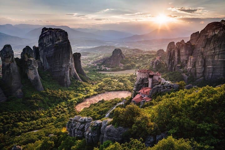 Private Athens to Meteora Clifftop Monasteries