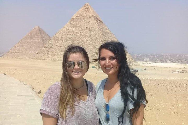 Pyramides de Gizeh, sphinx et musée égyptien de 8 heures des hôtels cairo / giza