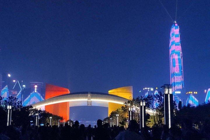 深センのトップ景勝地を巡る深センのプライベート イブニング ツアー