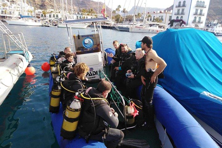 Paquet de 2 plongées pour plongeurs qualifiés PADI à Gran Canaria