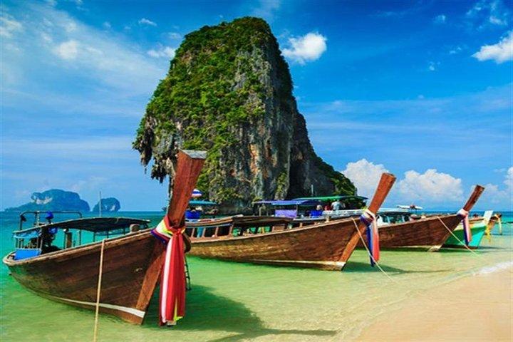 4 îles par bateau à longue queue de Krabi