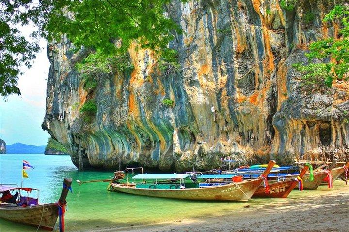Hong Island en bateau à longue queue de Krabi