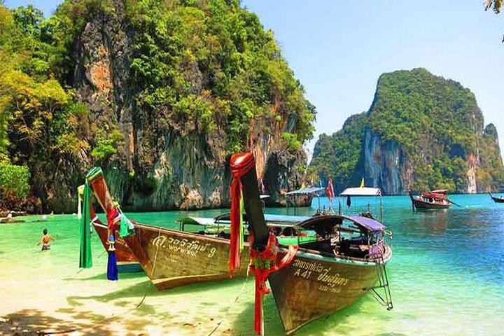Hong Island en bateau à longue queue de Krabi