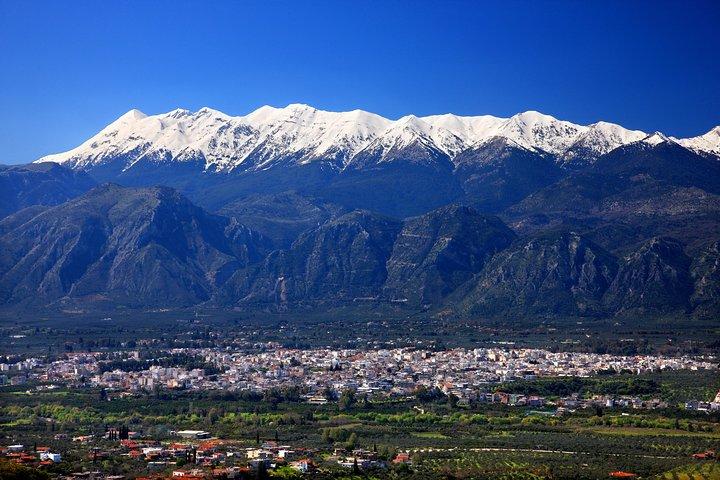 Sparta a Mystras desde Nafplion