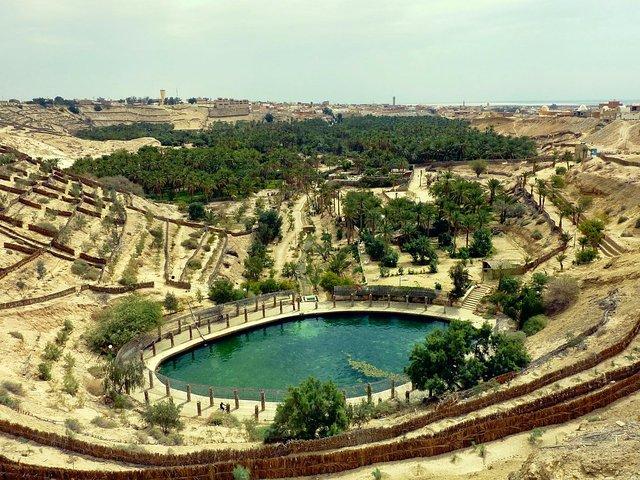 The three desert and mountain oases