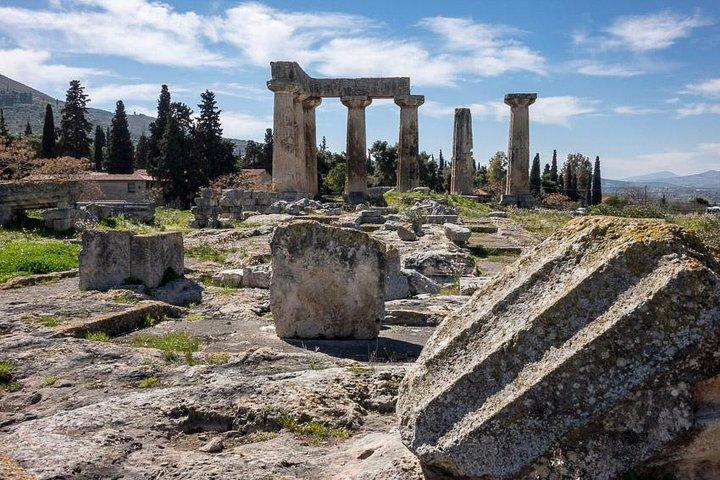 Athènes et Corinthe illuminés lors d'une visite privée d'une journée