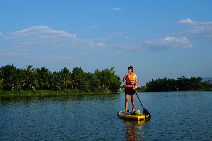 Stand Up Paddle Boarding and Sunset Watching on Cai River