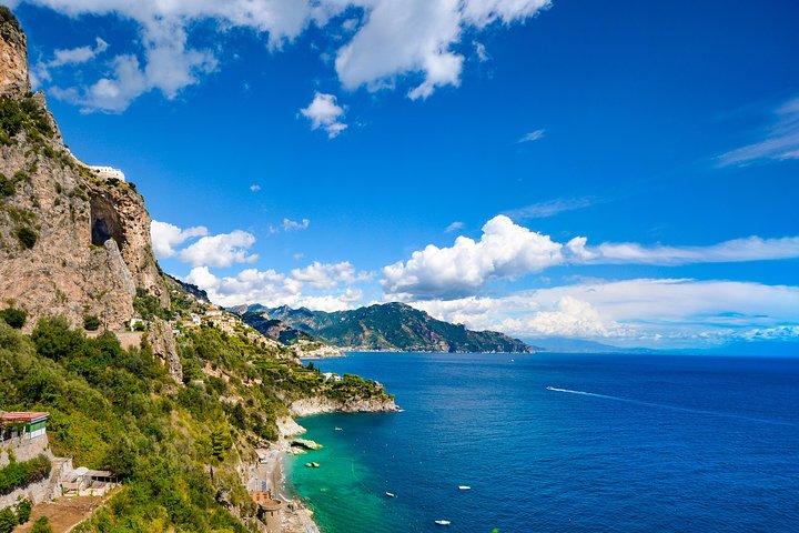 Dagtocht van Rome naar de kust van Amalfi met hogesnelheidstrein en auto