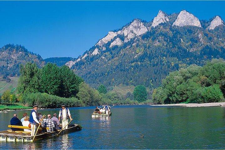 Ab Krakau: Dunajec River Rafting, Seilbahn und Schloss Niedzica – Tagestour