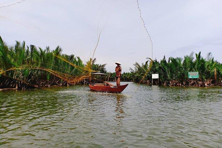 Hoi An Eco Tour met Bamboo Basket Boat & Fisherman van Da Nang of Hoi An city