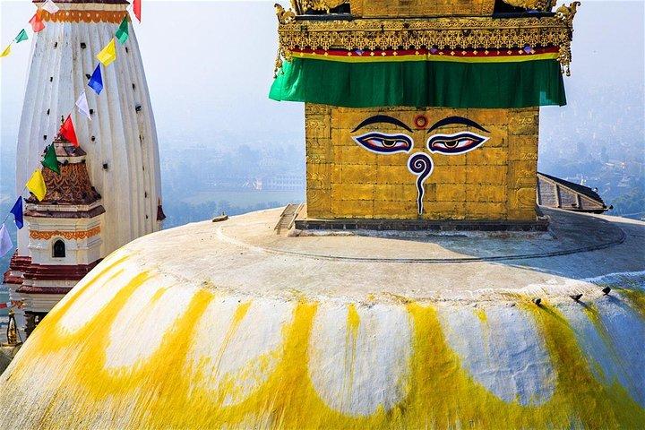 Tour cultural en Katmandú: Plaza Durbar y Swoyambhunath