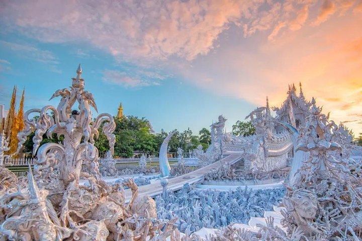 Från Chiang Mai: White Temple & Golden Triangle Day Trip