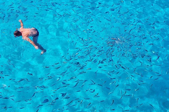 Cruzeiro na Lagoa Azul das Ilhas Parga e Sivota saindo de Corfu