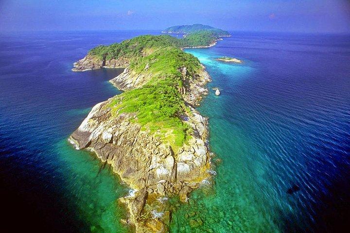 Excursão de lancha particular Maiton, Racha e Ilhas Corais saindo de Phuket