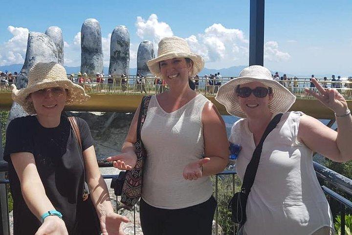 Golden Bridge Via Cable car&My Son sanctuary from Da Nang orHoi An city(Private)