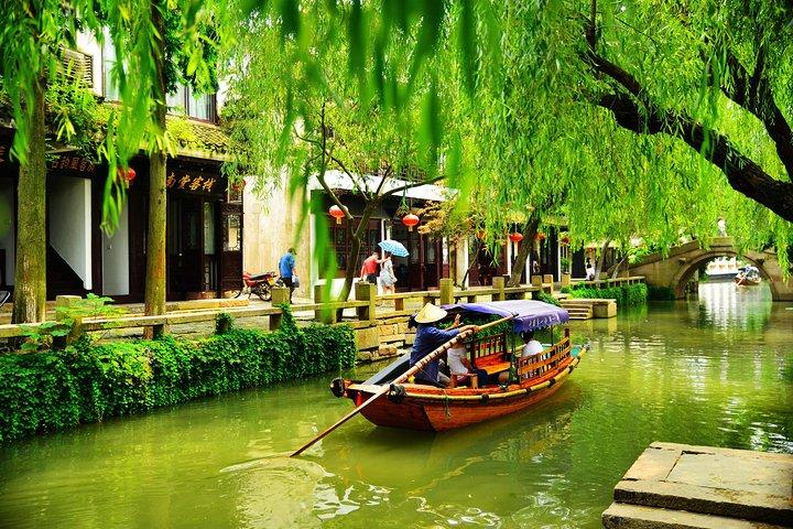 Tongli e Zhouzhuang Private Day Trip da Shanghai con Boat Ride
