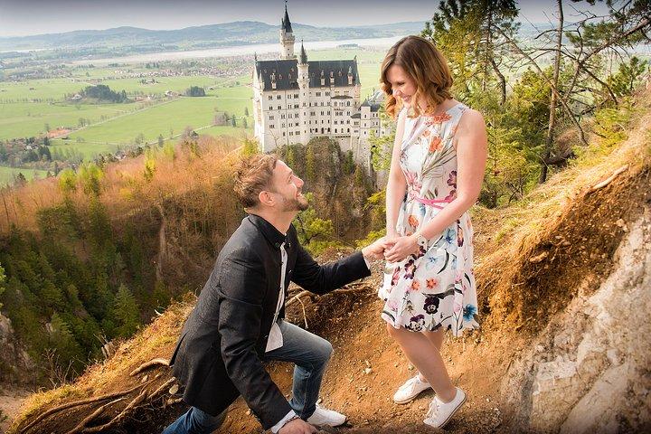 Privat fotosession uden for Neuschwanstein Slot