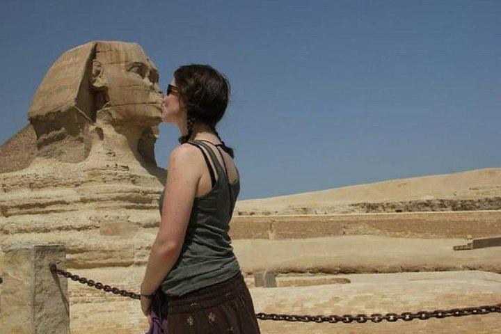 Giza Pyramids and Mighty Sphinx