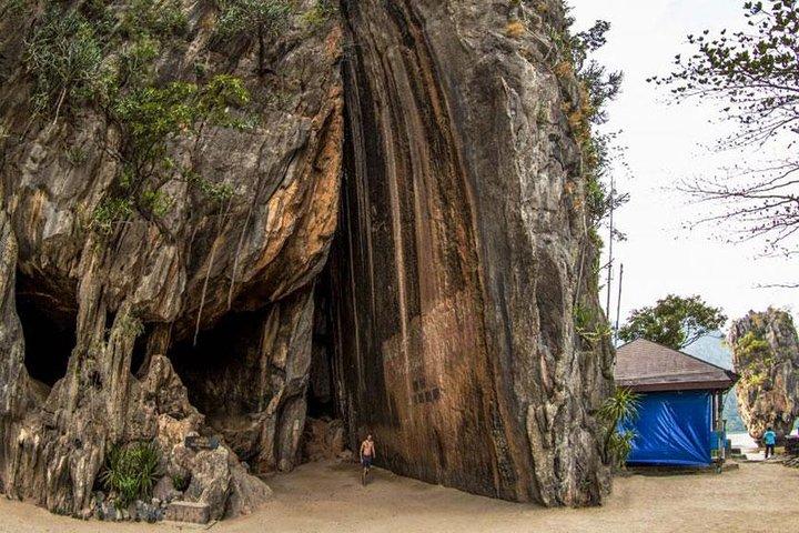 ロングテールボートでプーケットからジェームズボンド島観光（カヌーなし）ツアー