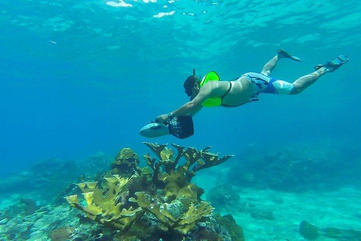 St Lucia Speedboat och Power Snorkel Från Castries
